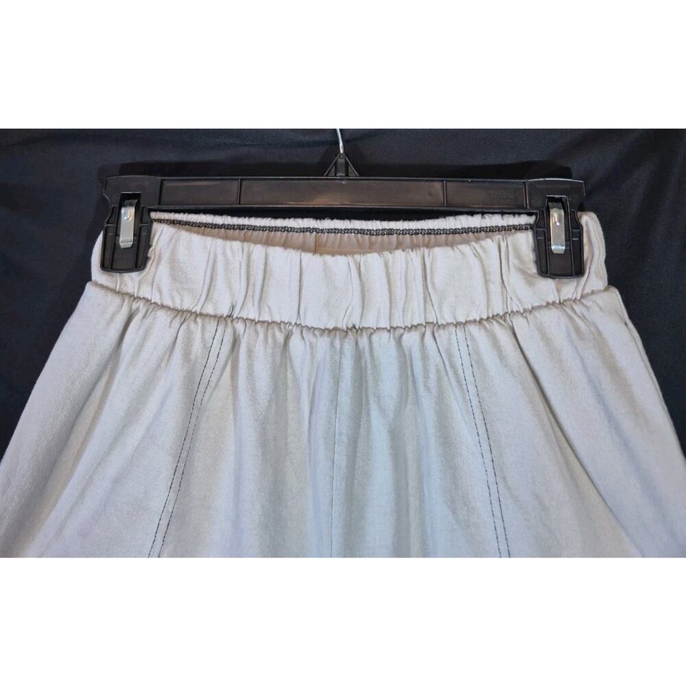 Free People Beach Strada Cotton Beige Two Piece Top Shorts Set XS - Picture 11 of 14